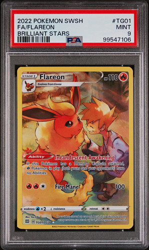 Flareon graded PSA 9 for sale on eBay