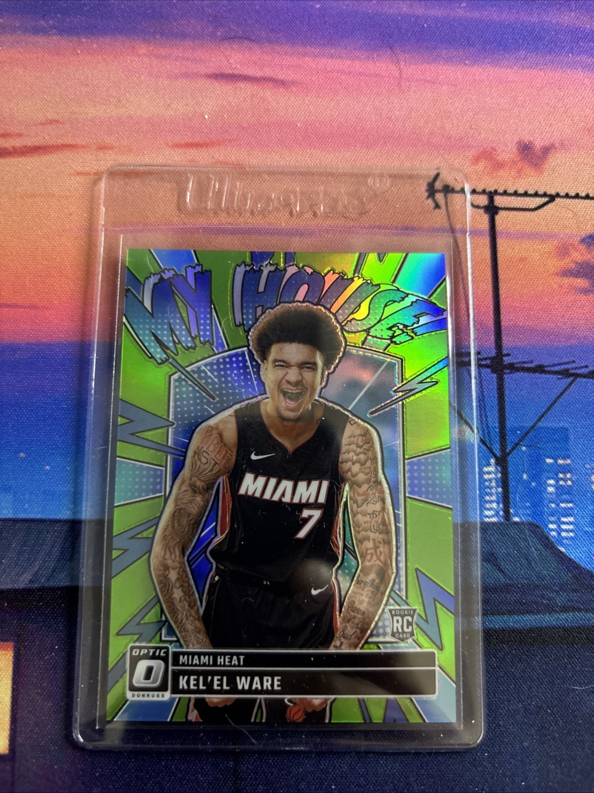 2024-25 Donruss Optic Kel’El Ware RC My House Lime Green Prizm /199 Heat