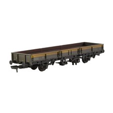 EFE Rail E87040 BR ZAA 'Pike' Open Wagon BR Engineers Grey & Yellow [Weathered]
