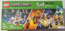 NEW LEGO 66805 Minecraft World Explorer Gift Set 5 Sets in 1 Box, 15 Characters
