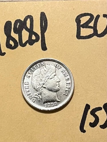 1898P Barber Dime Brilliant Uncirculated