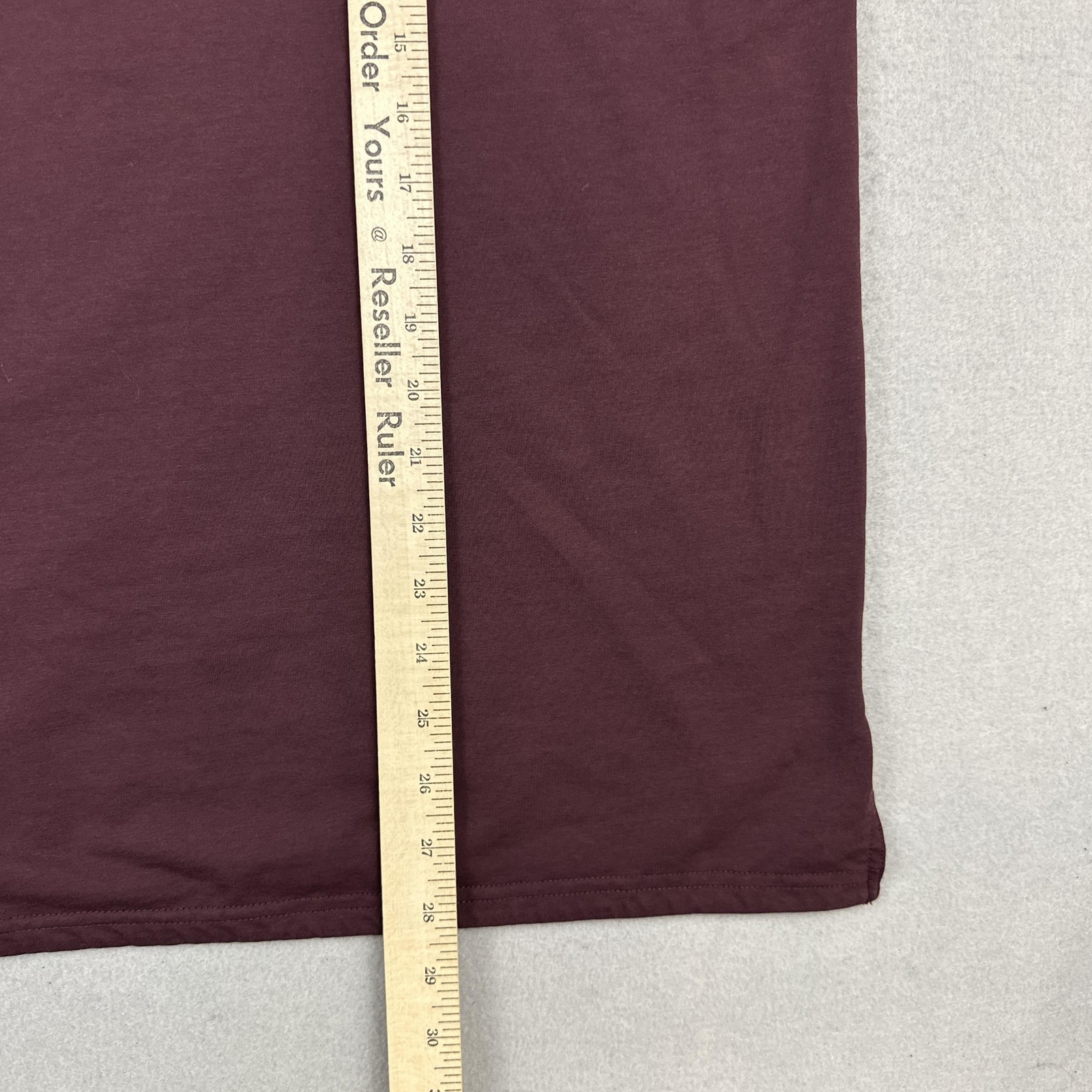 BYLT Basic Crew Split Hem Lux Shirt Men Medium Re… - image 6