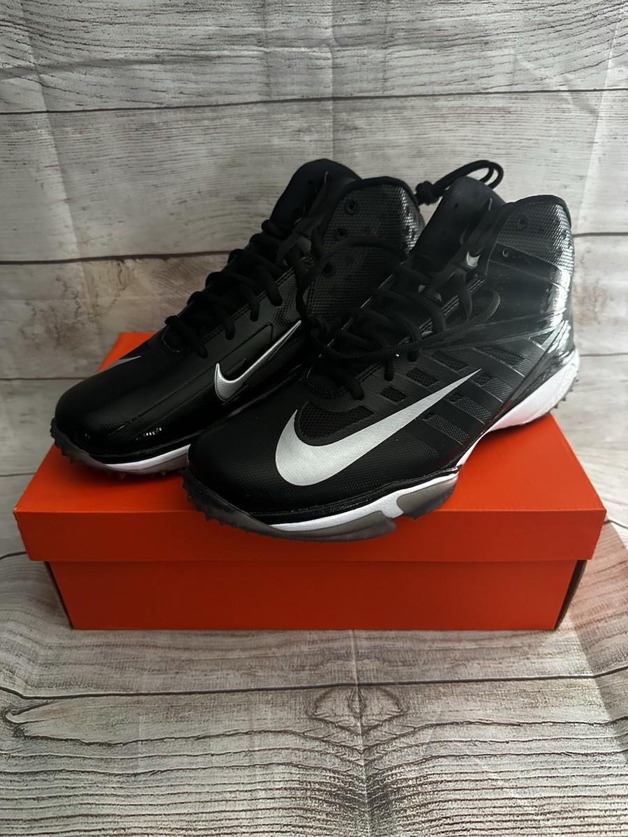 NIKE VAPOR PRO 3/4 NUBBY FOOTBALL TURFF CLEATS 527878-001 SIZE 11.5 NEW New Men main image 4