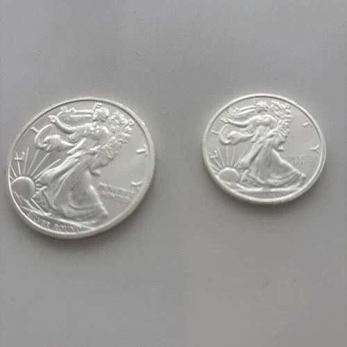 Uncirculated Walking Liberty Design Bullion’s .999 Silver Half/Whole Private Min