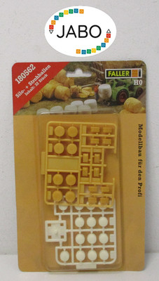 (RHB/18) Faller H0 180562 Silo and Straw Bales NEW/OP
