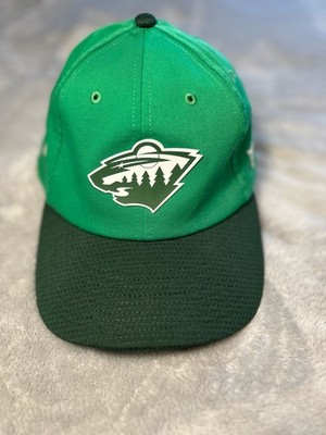 Men's Fanatics Minnesota Wild St. Patrick's Day Authentic Pro Adjustable Hat