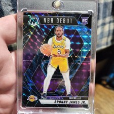 2024-25 Mosaic Nba Debut Bronny James Jr. RC Genesis SSP