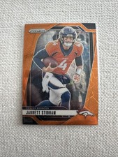 2024 Panini Prizm #83 Jarrett Stidham Orange Lazer Denver Broncos