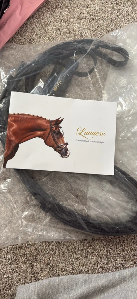 'ALICIA' CUERO DOMA PECHUGA Lumiere Ecuestre NUEVO CON ETIQUETAS Foto 2 de 4