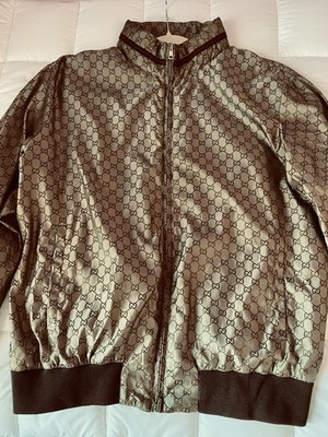 GUCCI Herren Jacke Blouson GG-Logo, Größe 54, neuwertig