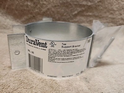 DuraVent 3'' PelletVent Tee Support Bracket Wall Strap - 3PVL-WS