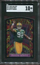 1997 Reggie White SGC 10 Topps Gallery of Heroes #GH13 Green Bay Packers