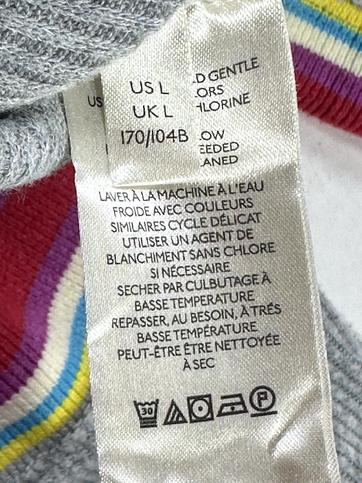 Top térmico We The Free by Free People cuello de ganchillo ribete a rayas para mujer L Foto 4 de 4