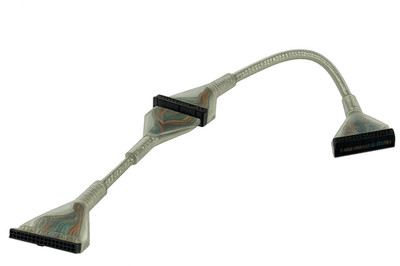 34Pin Round IDC Floppy Drive Cable 24-inch Glow in the Dark