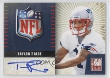 2010 Donruss Elite NFL Shield Signatures Taylor Price #33 Auto Shield 0a7