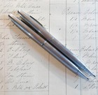 Set of Seven Vintage Silver Tone or Chrome Mechanical Pencils — photo 5