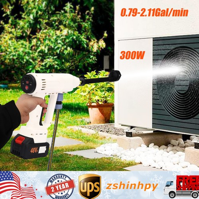 #ad Cordless Pressure Washer for Car Garden Handheld Pressure Washer Battery Powered $56.08