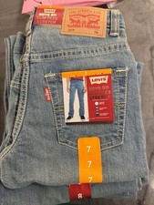 NEW Levis 511 Youth Size 7 Slim Flex Stretch Pants Jeans Slim Fit
