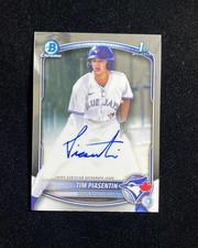 2025 Topps Bowman Draft Chrome Auto Tim Piasentin #CPA-TP 1st Blue Jays QI95