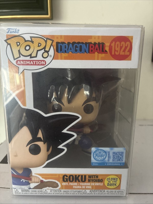 Funko Pop Dragonball Goku With Nyoibo Glows In The Dark #1922