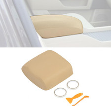 Center Console Armrest Lid Cover Compatible With 2009-2015 Honda Pilot Pvc Beige