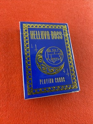 Helluva Boss Gold Foil Playing Cards Casino Blackjack Poker