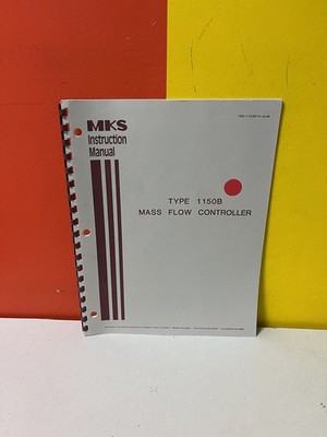 MKS TYPE 1150B Controller Instruction Manual
