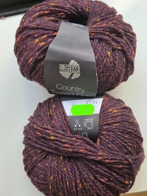 Lana Grossa Country Tweed fine Woll-Paket 450 Gramm C 110