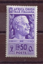Italian East Africa Colony, 50 Cents, King Victor Emmanuel III, MH, 1938, OLD