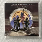 2001 Silver Eagle 9/11 American Heroes 1 oz Fine Silver Colorized One Dollar