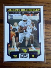 2023 Score Football #397 Jahleel Billingsley (RC) - Tennessee Titans
