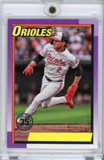 2025 TOPPS SERIES 1 GUNNAR HENDERSON #T90-32 35TH NO NAME #/35 ORIOLES