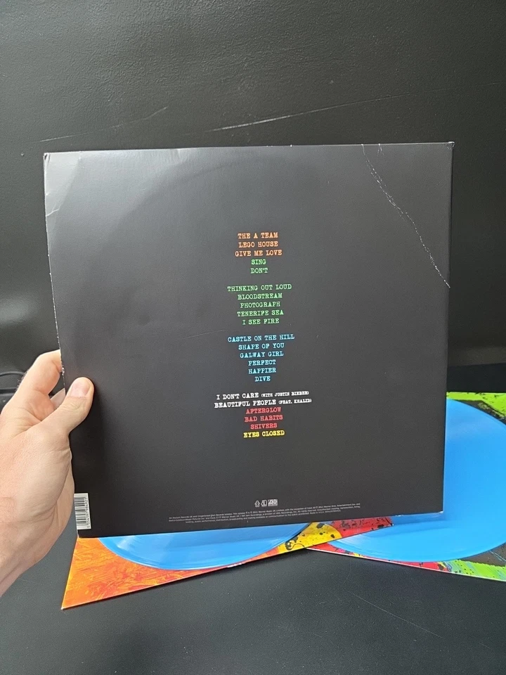 Ed Sheeran Tour Collection 2lp Limited Blue Vinyl 2024 1st Press W/Inserts VG/NM Foto 3 de 4
