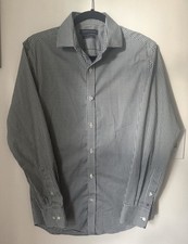 Tommy Hilfiger TH Flex Slim Stretch Green/White Check Button-Up Shirt M