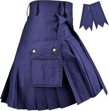 Mens Scottish Phantom utility kilts for men Traditional Kilts with Cargo Pockets