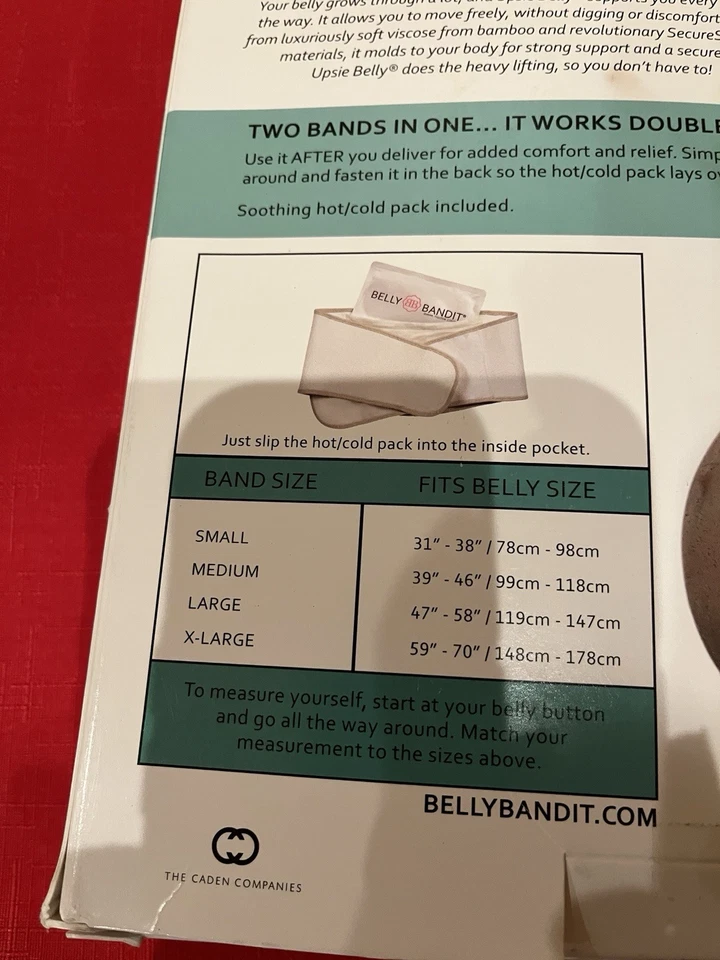 BELLY BANDIT - Soporte envolvente de bambú para maternidad/posparto talla XL color natural Foto 4 de 4