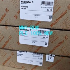100pc/box New Weidmuller 0474560000 ASK 1/EN (ASK1/EN) Terminal Blocks