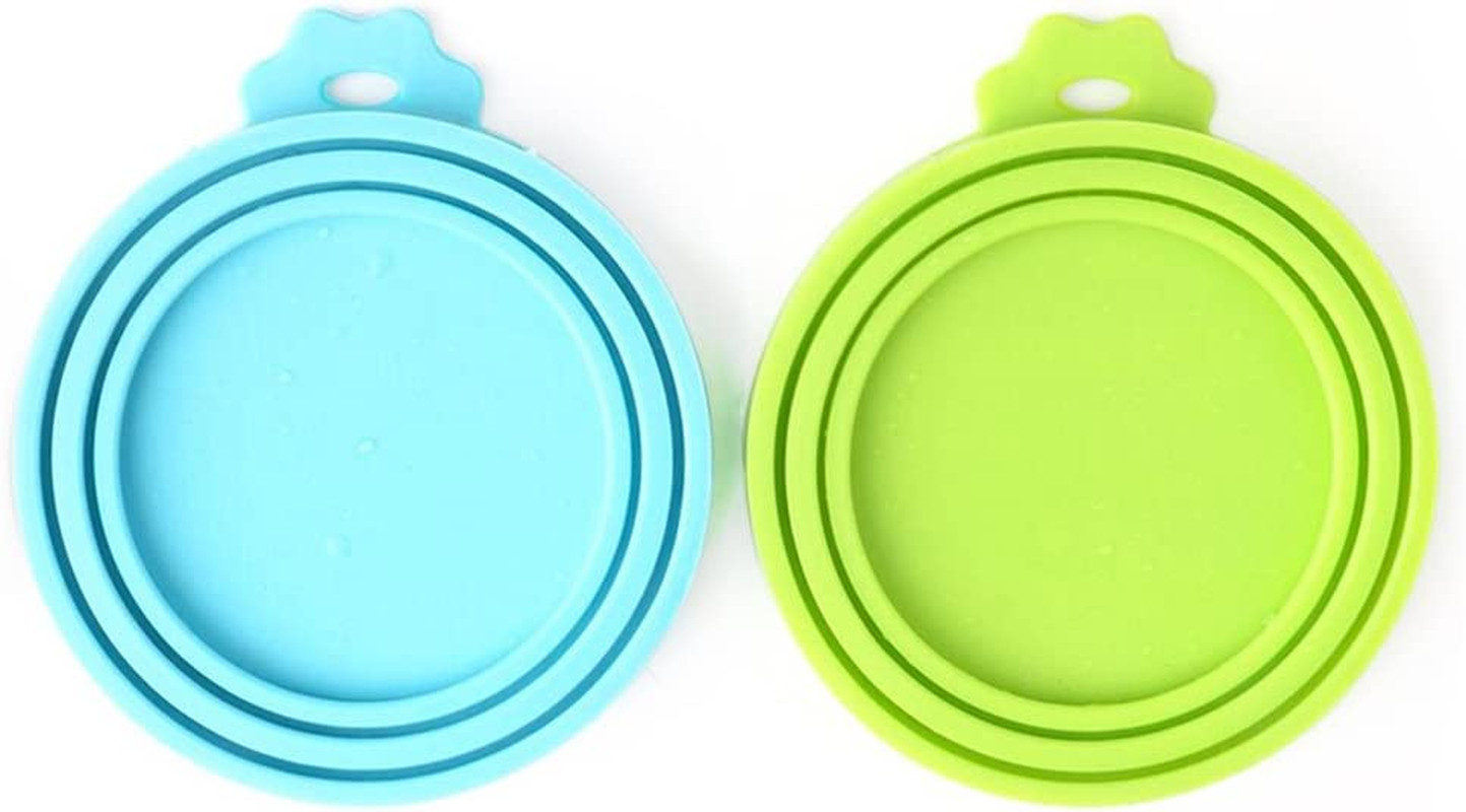 Pet Food Can Cover Silicone Can Lids for Dog and Cat Food(Universal Size,One fit