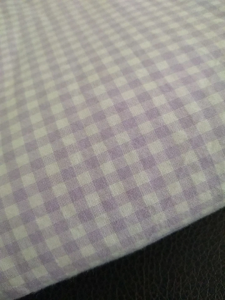 Funda nórdica Pottery Barn Kids Sabrina reversible lila púrpura guinga talla F/Q Foto 2 de 4