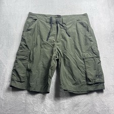 Boy Scouts Of America Cargo Shorts Adult Large Green Nylon Centennial Uniform