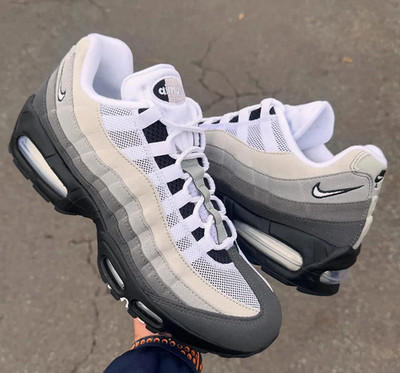 Nike Air Max 95 Big Bubble OG Black Grey White Mens 90 Shoes Neon US 8-13 Plus