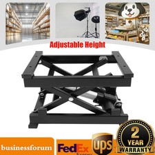 Electric Scissor Lift Table Hydraulic 130 lbs Adjustable Height 7.17-16.14in