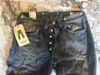 Levi s Vintage Clothing LVC 1933 501 XX Abschleppseil Ltd 101/501 W32 L34 Neu mit Etikett Blechdose