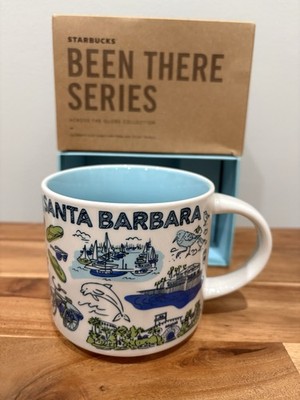 Starbucks Been There 14oz Santa Barbara CA Coffee Mug New In Box With Sku