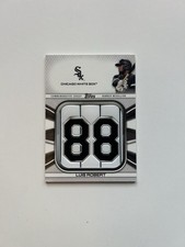 Luis Robert 2022 Topps Player Jersey Number Medallion #JNM-LR White Sox