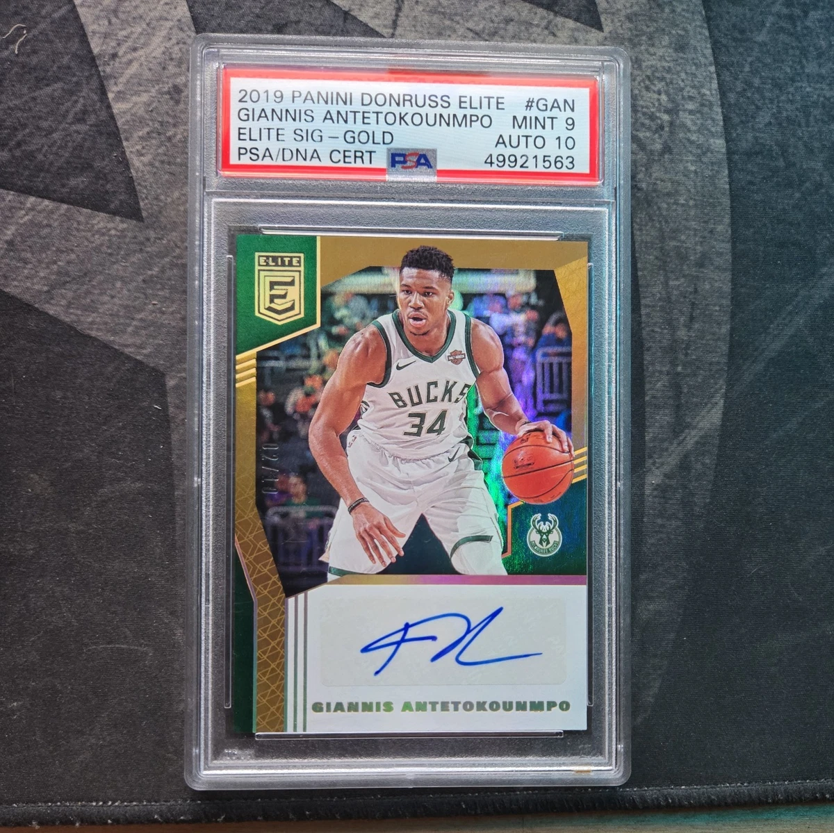 Giannis Antetokounmpo Professional Sports 10 Graded Basketball
