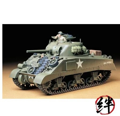 Tamiya 1/35 numero militare 190 US Army M4 Sherman Tank primo modello in plas... - Immagine 2 di 4