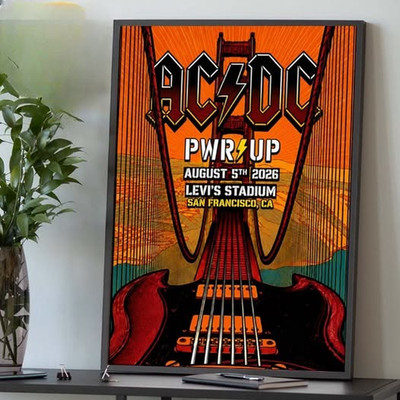 ACDC PWR Up San Francisco California Live At Levi s Stadium Aug 5 2026 Poster