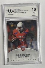 2012 Leaf Young Stars Doug Martin #34 BCCG 10