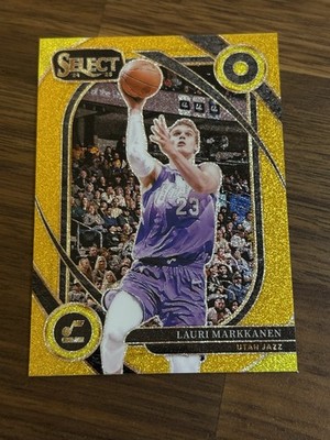 Lauri Markkanen 2024-25 Select GOLD GLITTER Case Hit SSP Courtside Color Match